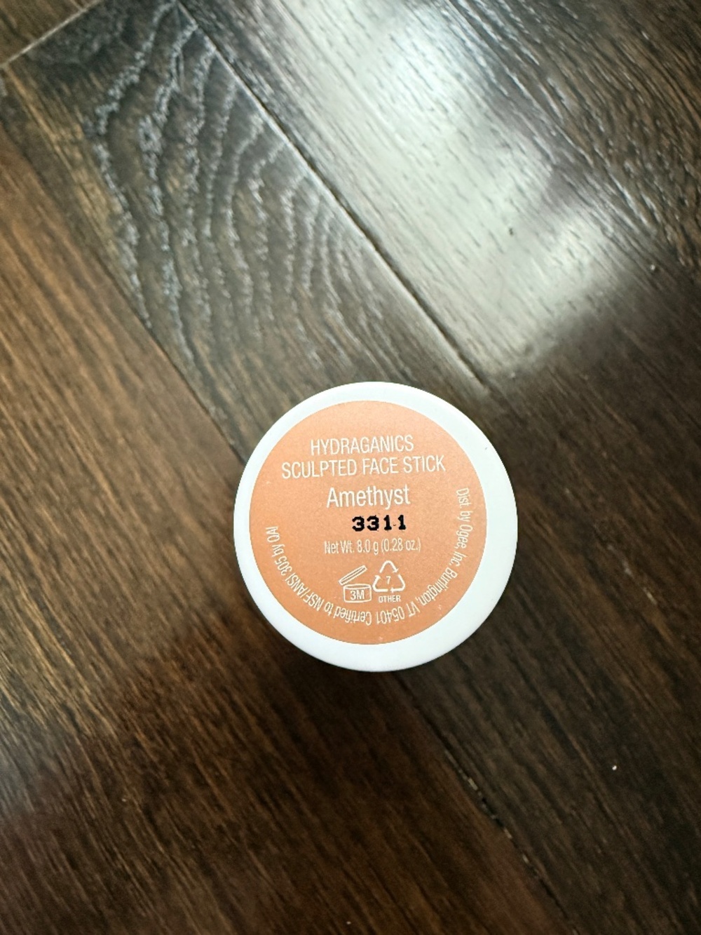*new without box* ogee sculpted face stick- amethyst